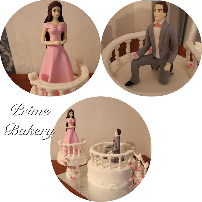 ❤️ Engagement cake ❤️