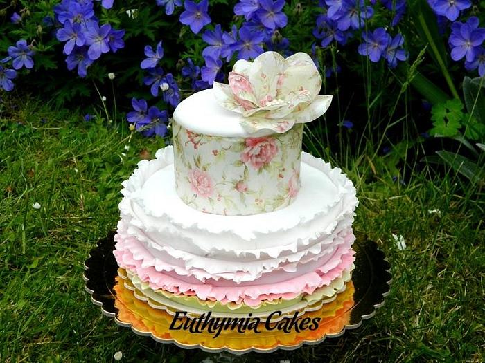 Vintage style cake