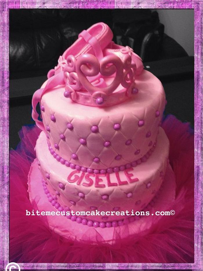 Princess ballerina cake