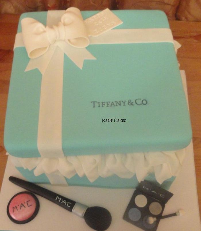 Tiffany Gift Box and MAC Makeup 2
