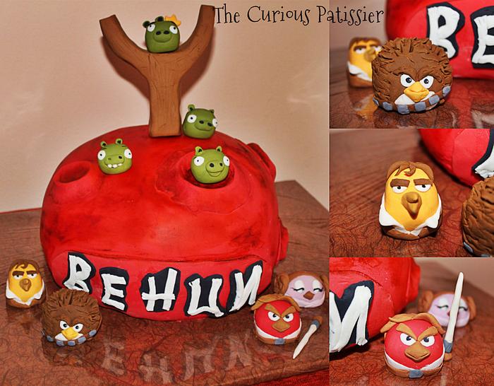 Angry Birds Star Wars Cake