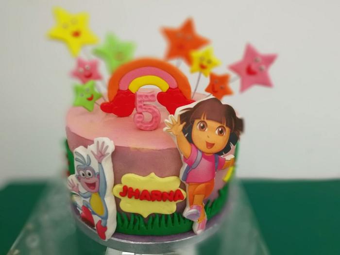Dora Bujji cake 