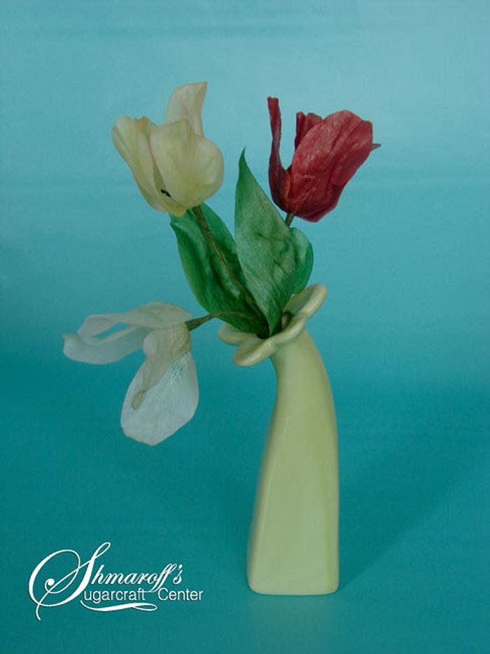 Wafer Paper Tulips