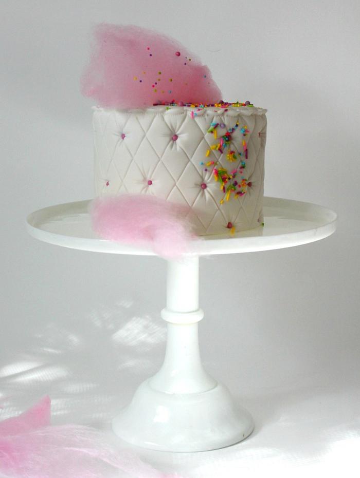 Cotton Candy Easter Cake