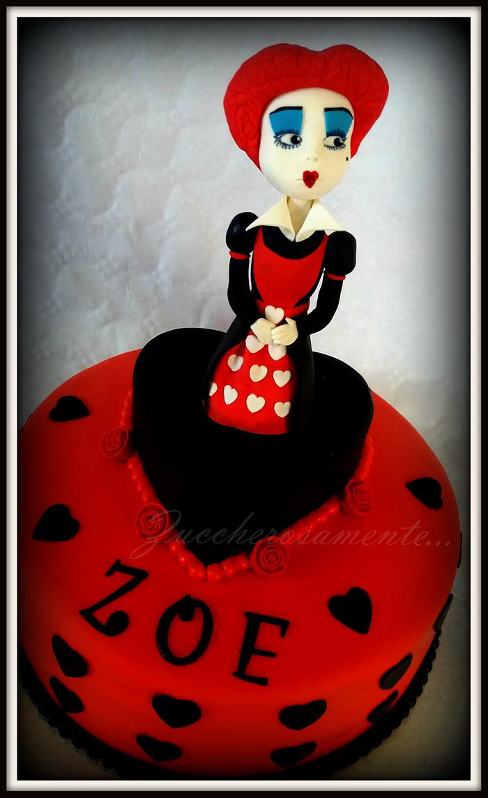 Queen of hearts cake