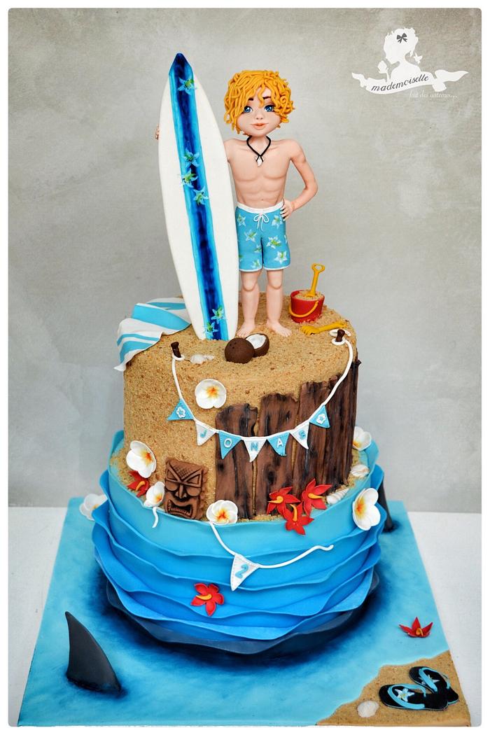 Surfer cake