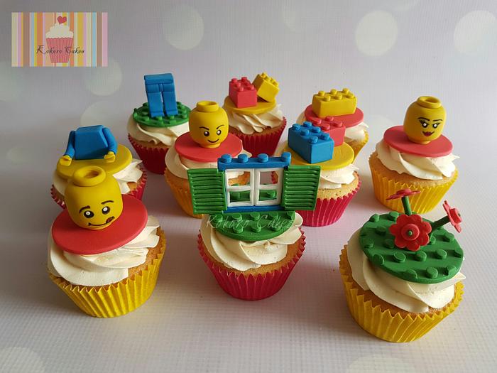 Lego cupcakes 