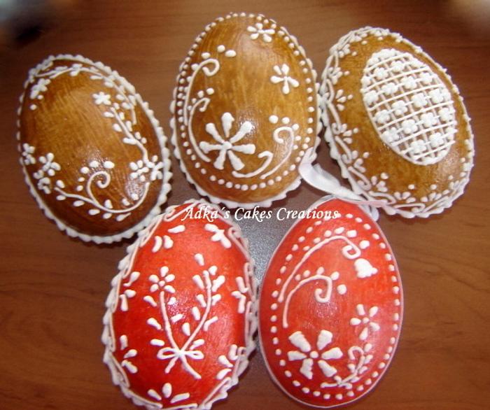 Gingerbread easter eggs :-)