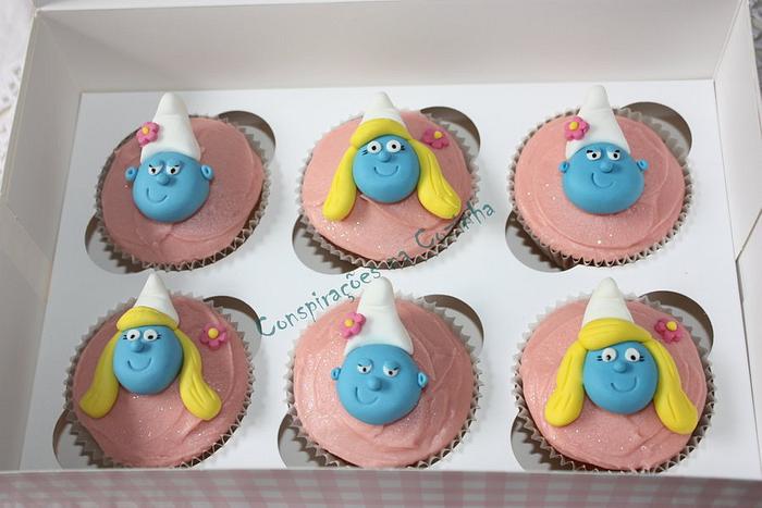 Smurfs Cupcakes