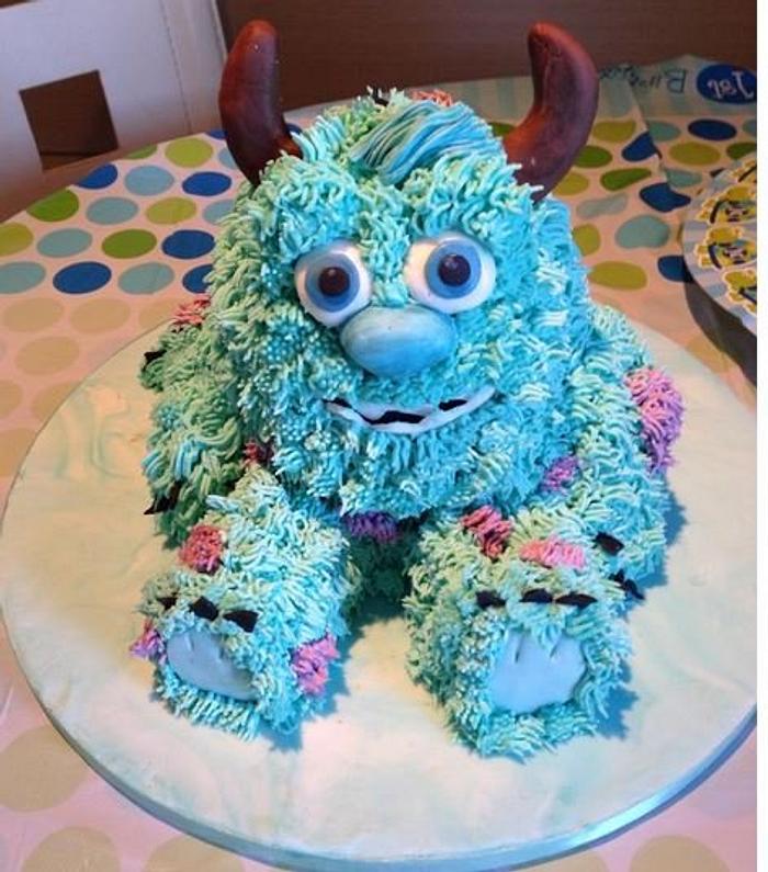 monster's inc Sully cake 3d