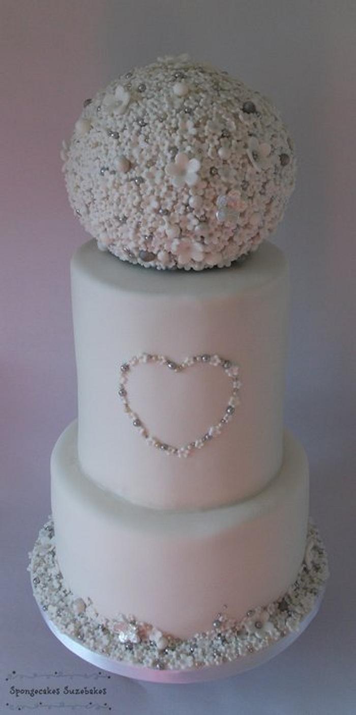 Sweet Blossom Wedding Cake