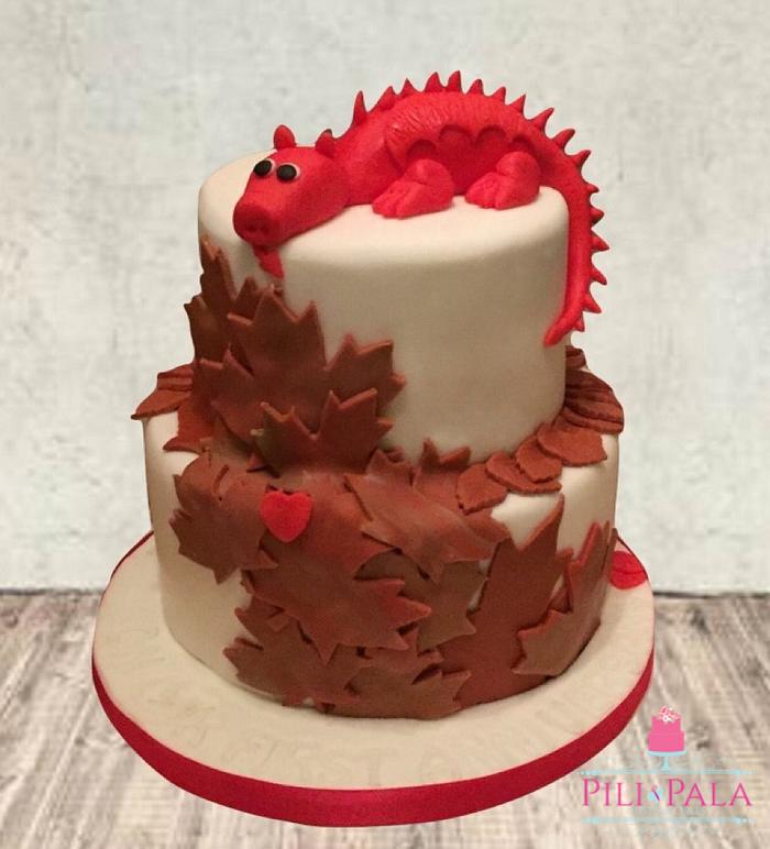 Welsh/Canadian gluten free anniversary cake