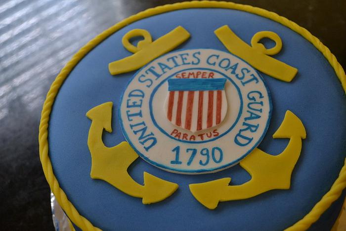 coast guard cake 