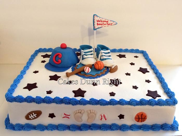 Sports Baby Cake