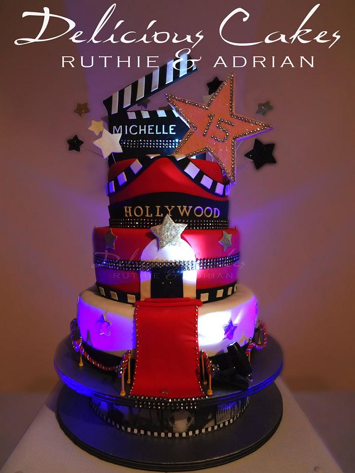 Delana's Cakes: Oscars / Hollywood Themed Cake