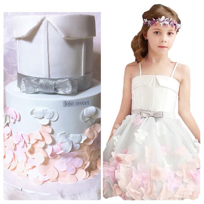 Dress cake