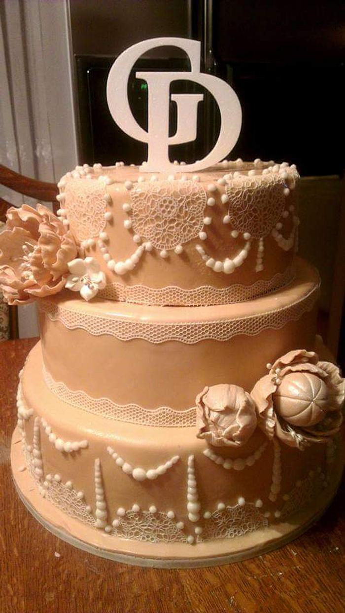 wedding cake lace 