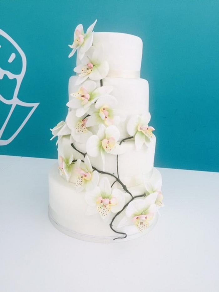 Wedding Cake Orquidea 