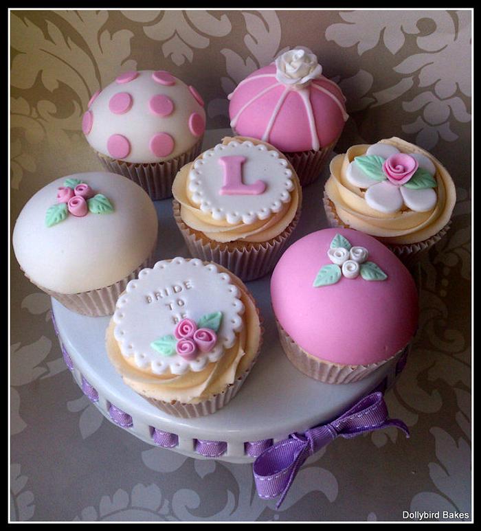 Cath Kidston themed cupcakes