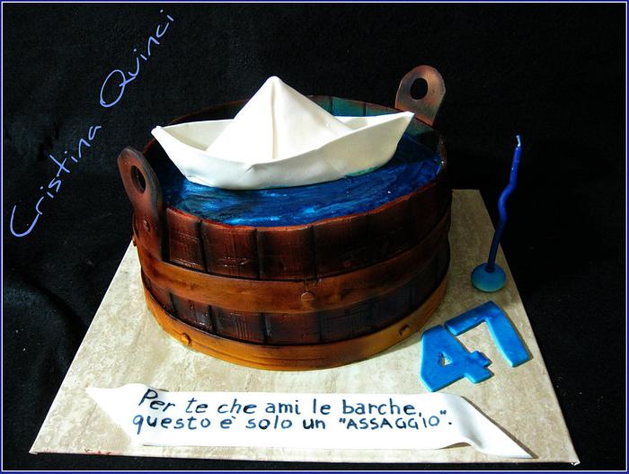 Paper Boat cake