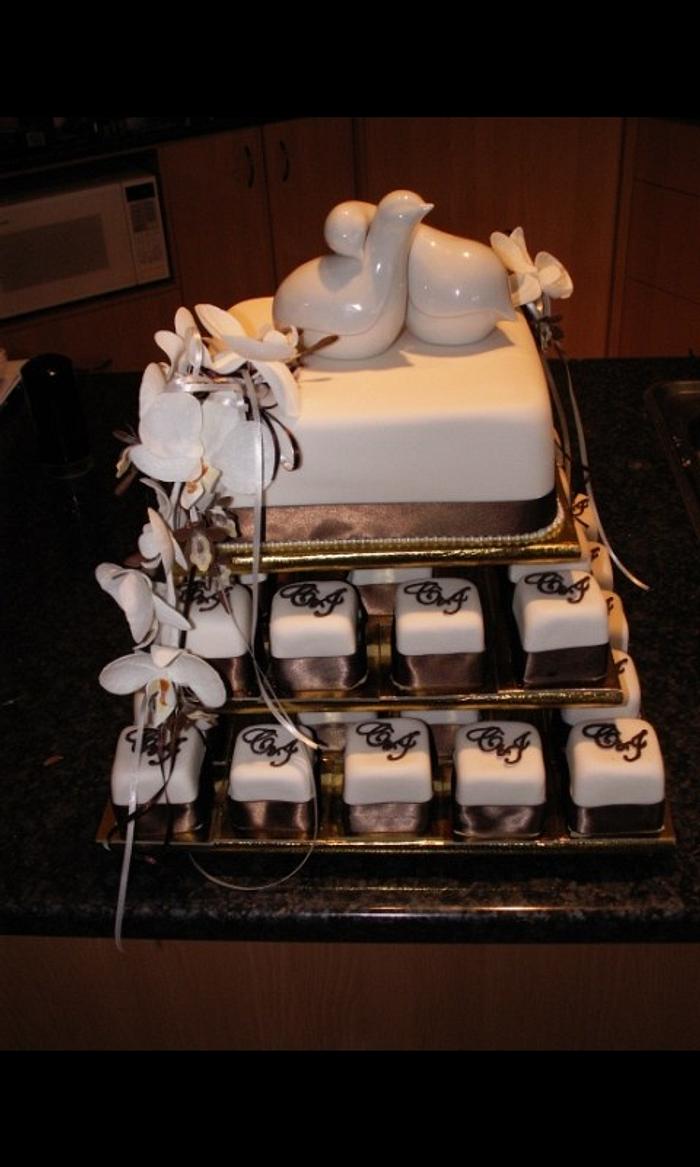 little wedding cakes