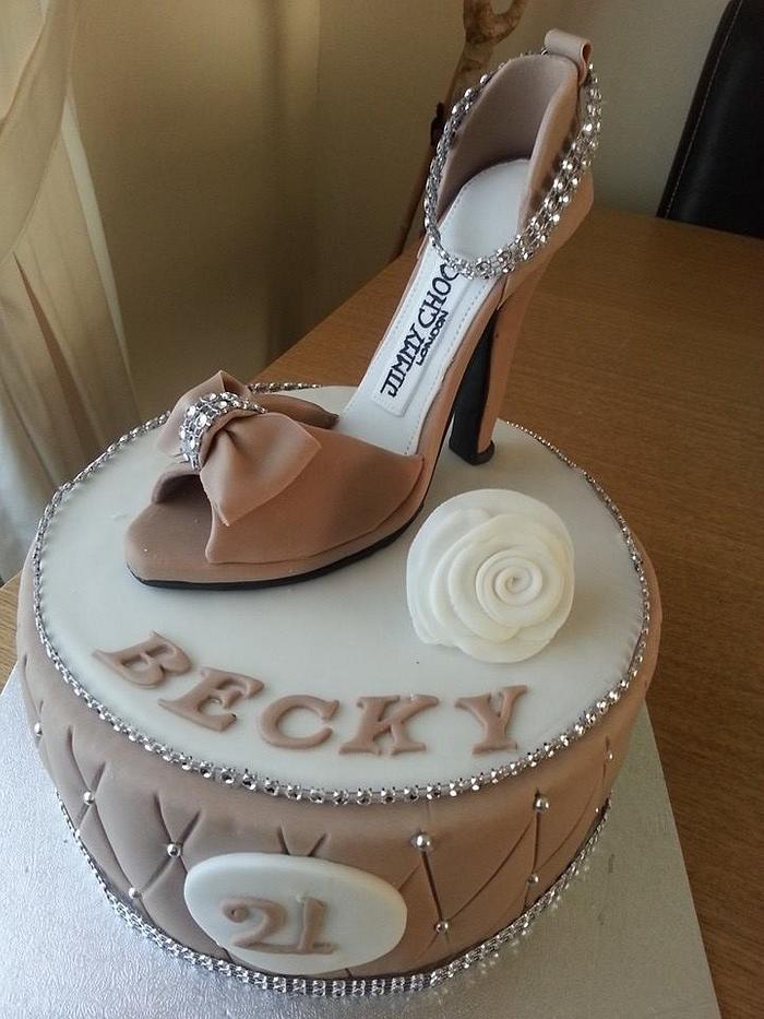 shoe cake 