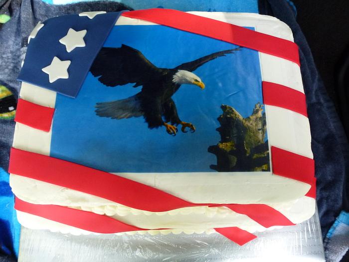 Eagle Scout cake for Ian