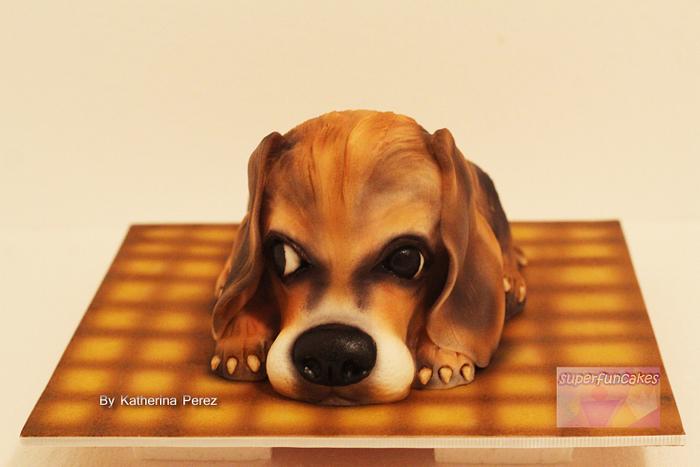 UNMOTIVATED DOG 3d CAKE