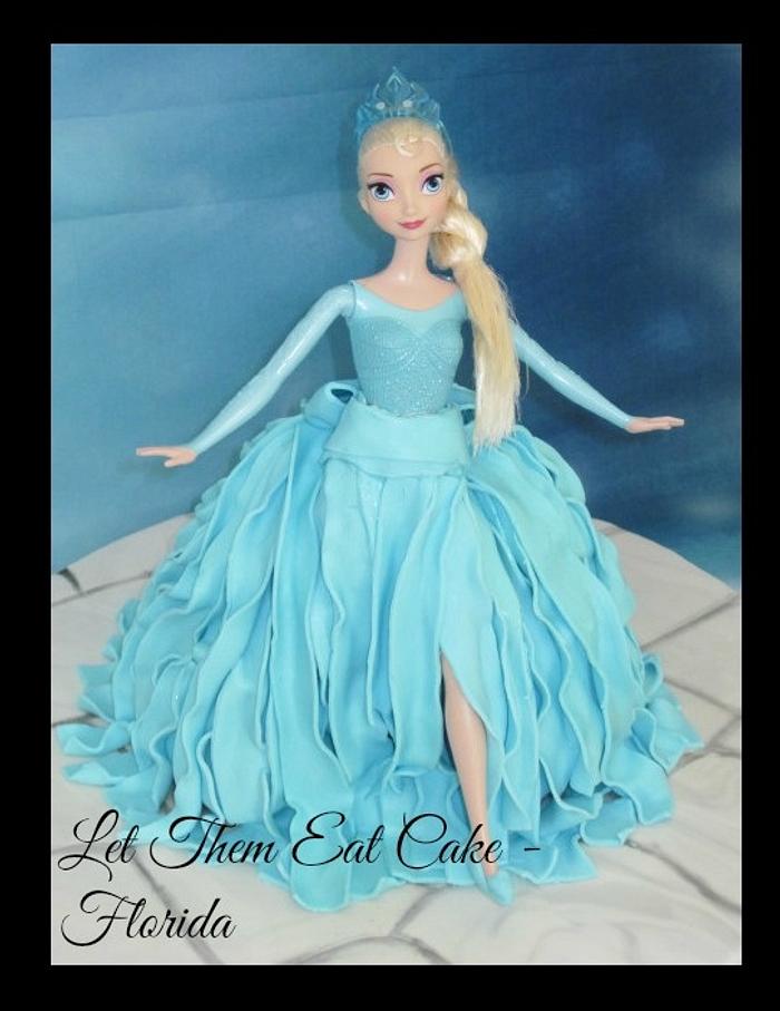 Elsa doll cake -"All Things Nice" collab