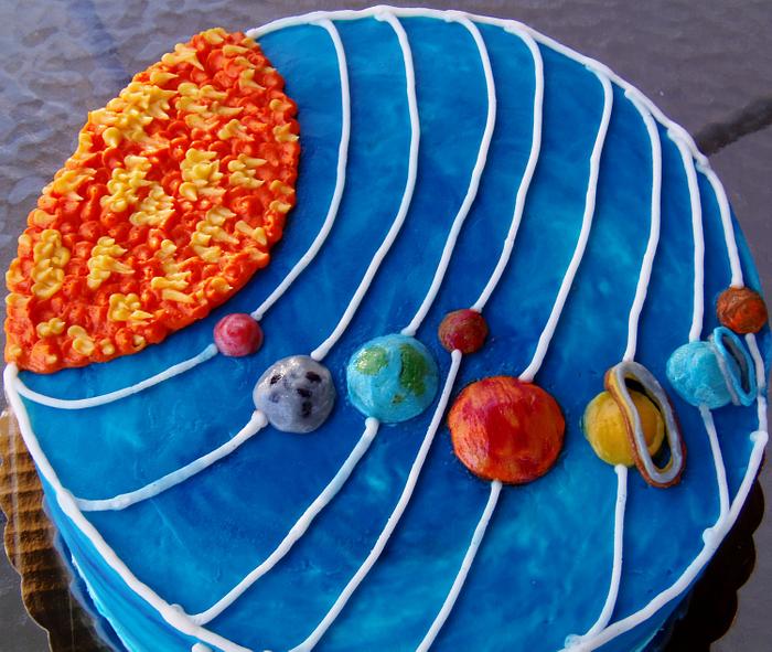 Astronomy BUTTERCREAM designed cake
