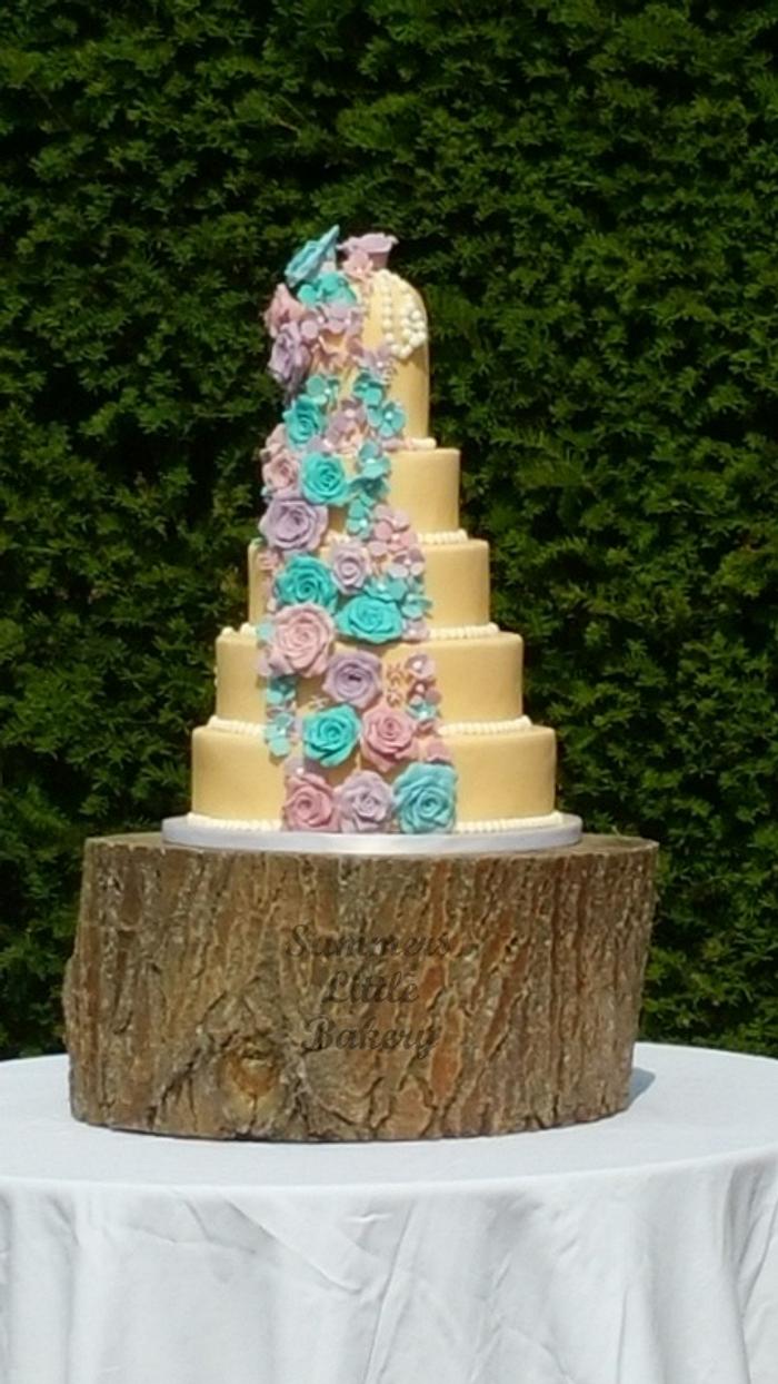 Enchanted Wedding cake