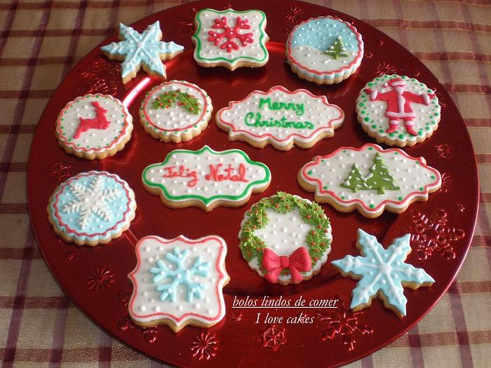 Christmas cookies vintage style