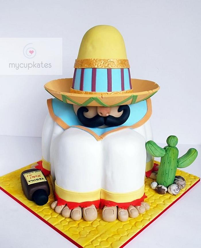 Mexican theme cake
