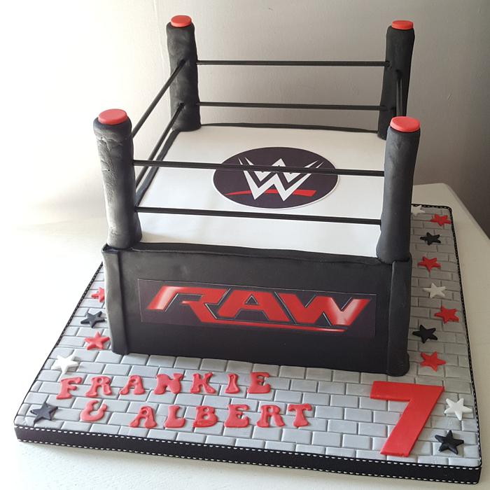 WWE birthday cake 