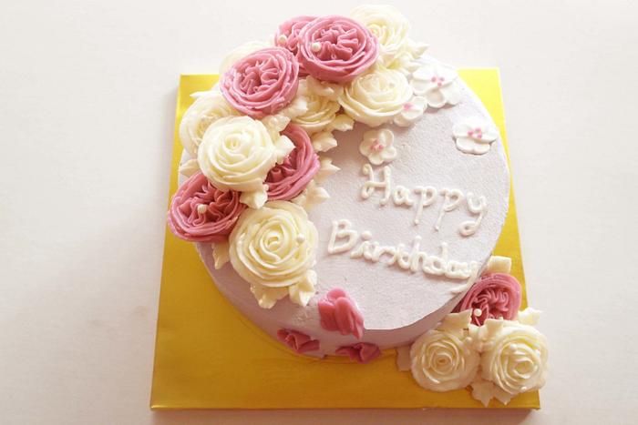 english rose cake