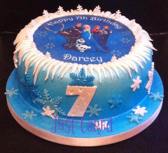 Another Disney FROZEN themed cake...