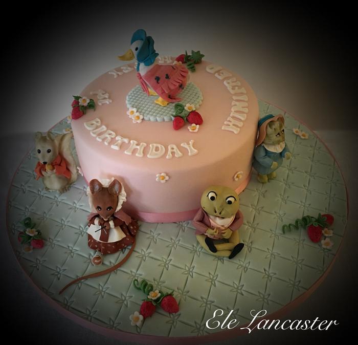 Beatrix Potter cake