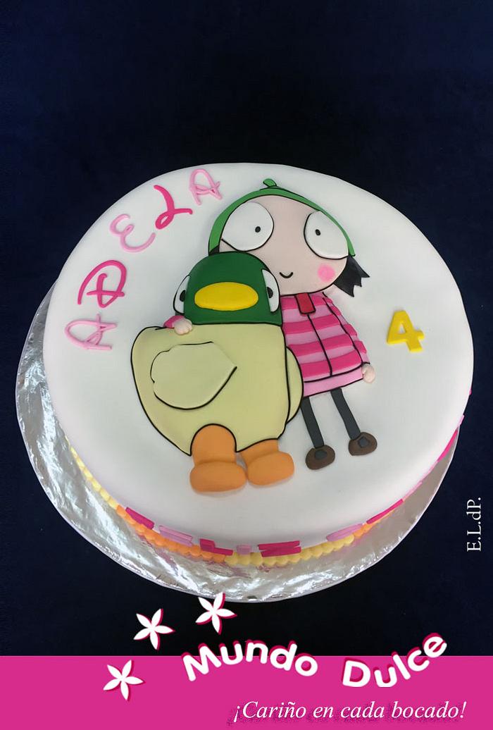 Sara and duck Cake