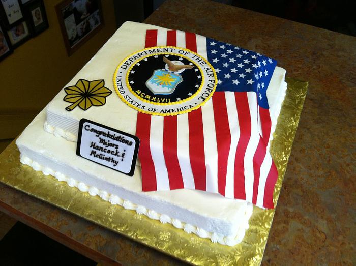 Air Force Flag Cake