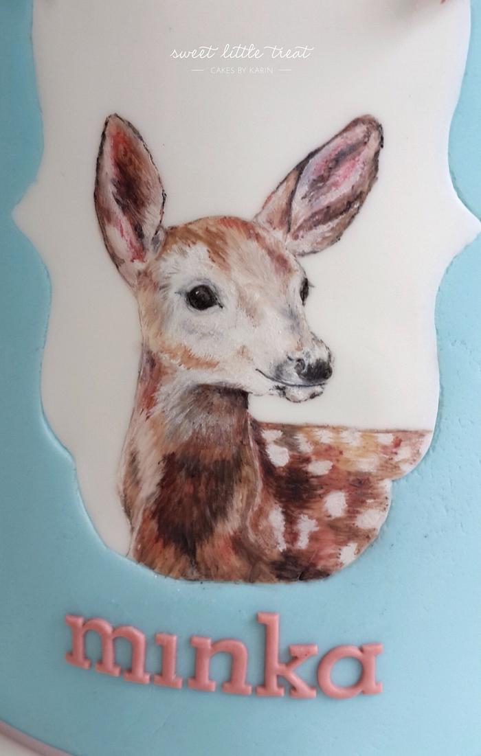 Hand painted Baby doe