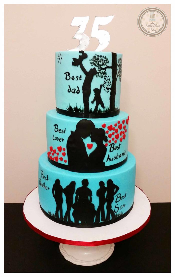 "Story of a Man" Cake