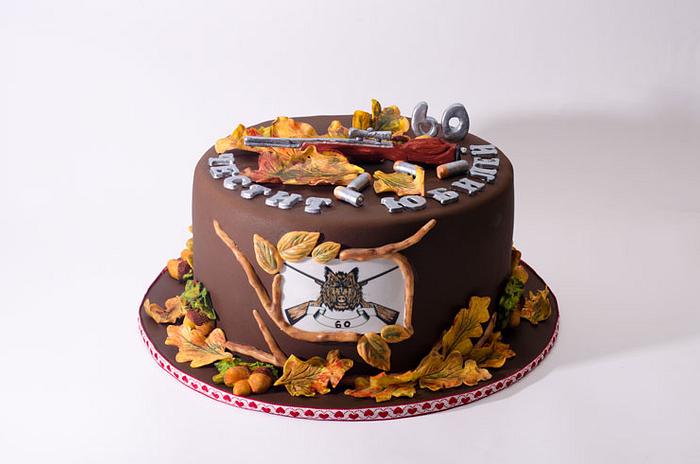  Hunting theme cake