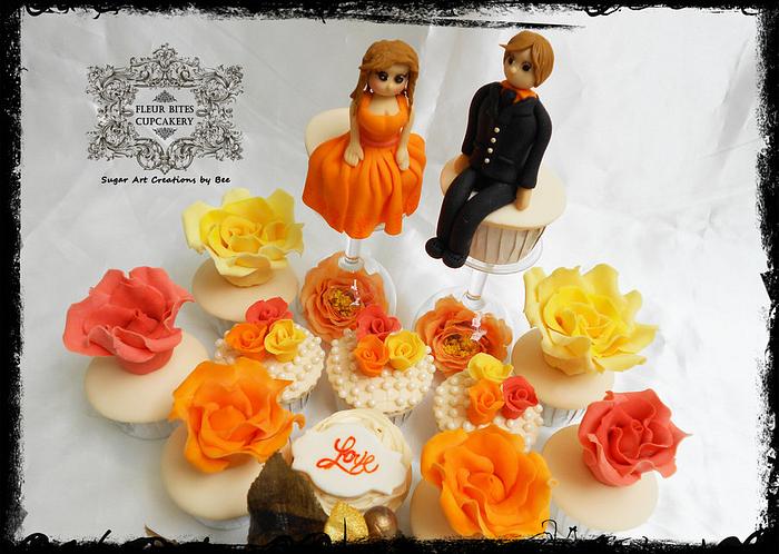 Engagement Cupcakes