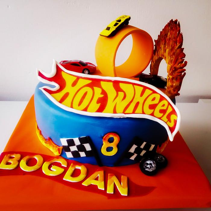 Hot Wheels Racer Boy Cake