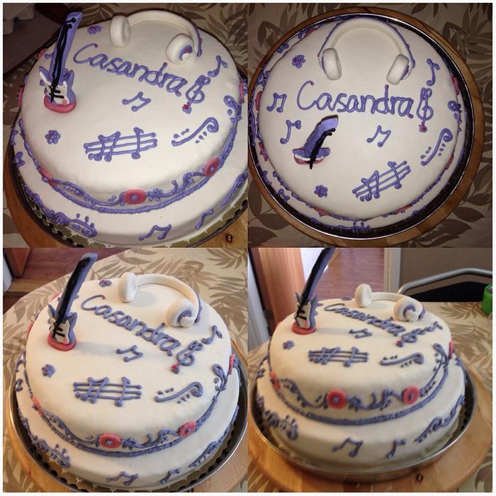 Music cake