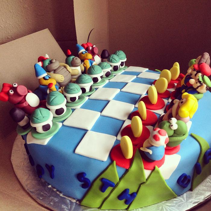 Mario Cart Cake