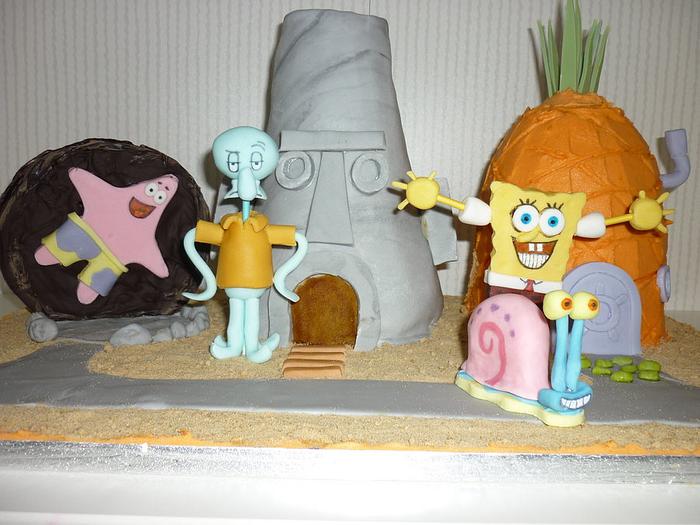 Spongebob Scene Cake