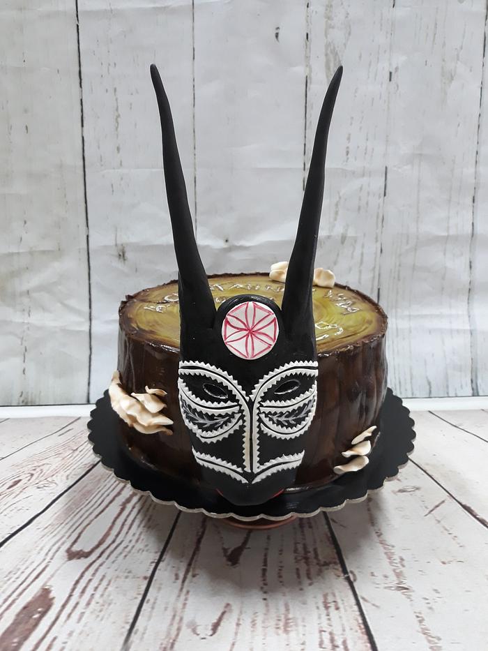 Cake Maschera Boes nero