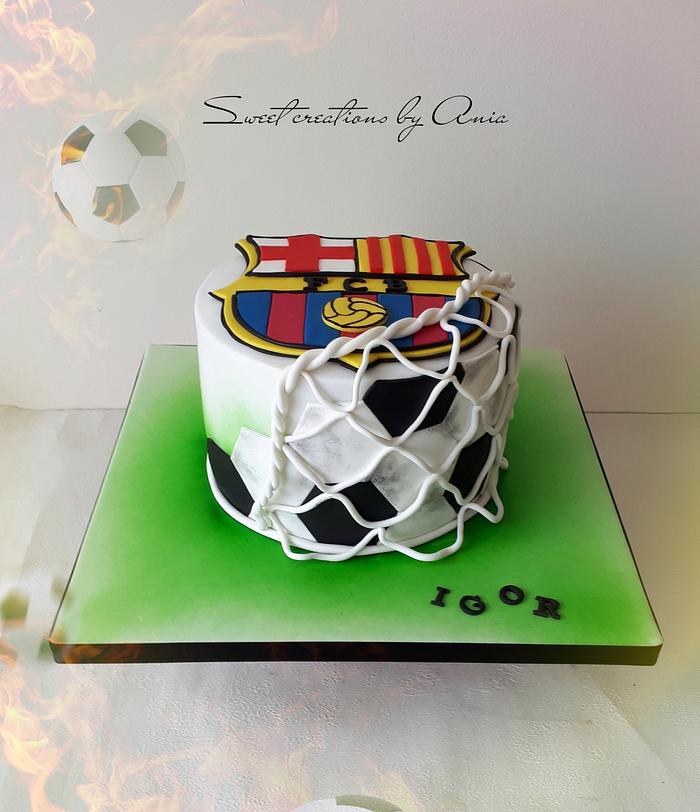 Fc Barcelona cake