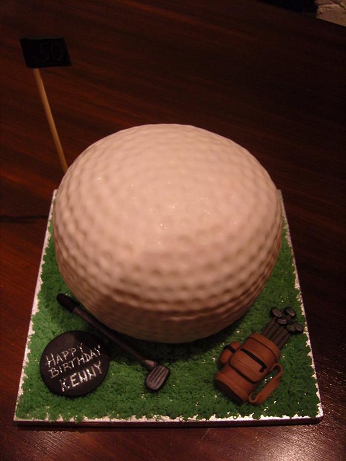 Golfball cake